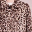 J.Crew  Leopard Animal Print Wool Blend Top Coat Size 4 Photo 7