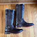 Bed Stu BED STÜ Cobbler Series Rustic‎ Leather Boots Women’s Size 7.5 Mid Calf Photo 3