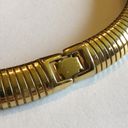 Monet  Vintage Gold Tone Flexible/Stretch Chain Statement Necklace Photo 4