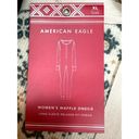 American Eagle Onesie Holiday Long Sleeves Waffle Knit Cozy  Onesie XL Photo 7