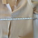 Anne Klein  II Wool Open Sweater Cardigan Blazer Coat Beige Yellow Small Photo 7