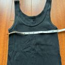 Brandy Melville black ribbed tank top Photo 1