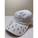 Juicy Couture  BLING RHINESTONE WOMENS WHITE BALL CAP Y2K O/S NWT Photo 1