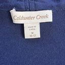 Coldwater Creek Medium Cardigan Long Sleeve Dark Blue Sweater Womens Size 10-12 Photo 5
