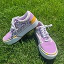 Vans  Old Skool Stacked Wavy Days Platform Shoes Lilac 5.5 Men / 7.0  Women Photo 14