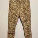 frame denim FRAME Le High Skinny Cropped Python Coated Jeans Sz 30 Photo 4