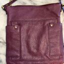 Marc by Marc Jacobs Vintage  Preppy Sia Leather Crossbody Handbag Bag Berry 10x9" Photo 3