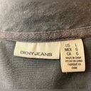 DKNY Jeans Military Style Jacket Size Large Photo 9