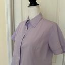 Mountain Lake Woman’s Lavender Short Sleeve Shirt/Top, Sz L Photo 3