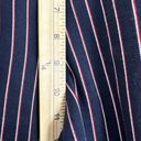 Lane Bryant  pants womens 16 blue pinstripe high rise tapered leg preppy nautical Photo 3