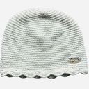 Nike Womens Vintage  Athletic Scalloped Cream Beanie Winter Hat Photo 0