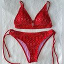 Abercrombie & Fitch A&F Red/Pink Bikini Set Photo 0