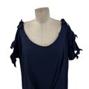 Unique Vintage  Selma Swing Dress Navy Blue Bow Sleeve Plus Size 5X / 26 Photo 3