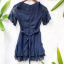 Showpo | NAVY KNOW WHAT YOU WANT DRESS SWISS DOTS RUFFLE SKIRT MINI SIZE 0 Photo 10