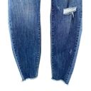 Lane Bryant  High Rise Pull-On Denim Jean‎ Jeggings Size 16 Distressed Raw Hem Photo 1