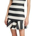 Alice + Olivia  Fantine Striped Cap-Sleeve Ruffle Dress Photo 0