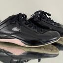 Lacoste Y2K Black Pink Shiny Patent Leather Shua 2 Casual Bowler Track Sneakers Photo 0