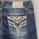 Vigoss  Jeans The Dallas Capri Crop Stretch Size 7/8x21 Dark Wash Denim Mid Rise Photo 6