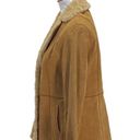 Gallery Penny Lane Y2K Faux Fur and Genuine Leather Suede Coat Beige Photo 11