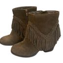 sbicca  - Sound Suede Leather Fringe Bootie Photo 4