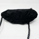 Anthropologie Black Suede Small Convertible crossbody clutch chain purse bag Photo 1