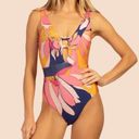 Trina Turk New!  Breeze Plunge Maillot One Piece Swimsuit Photo 1