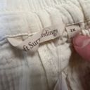 Soft Surroundings  BEACH BOUND PULL ON GAUZE Cropped Pants Ecru NWT Size 2X Photo 5