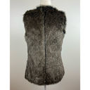 Banana Republic  Grey Faux Fur Vest in Smoky Grey Size X-Small Photo 7