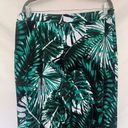 Krass&co D& Beach Pull-On Womens Pants Size LT Palm Branches Tropical Green Tall Beachy Photo 5