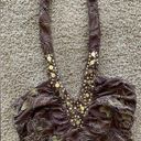 Newport News COPY -  One Piece Halter Swim Suit Size 10 Brown Sequin summer spri… Photo 2