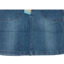 prAna NWT  Broadway Mini Jean Denim Skirt Zipper Patch Pockets 0 Blue #2633 Photo 9