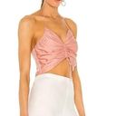 Misha Collection / Revolve Madrona Satin Halter Top in Cantaloupe NWOT Photo 1