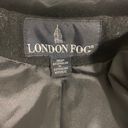 London Fog Vintage Hooded Wool Coat w/ Braided Trim Velvet Inner Lining Sz 16P Photo 13