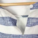 BeachLunchLounge  Blue & White Stripe Fit & Flare Summer Dress L Photo 4