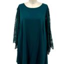 City Chic  Embroidered Angel Top Alpine Green Blue Size XXL / Plus Size 24 Photo 1