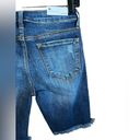 Bermuda NWT Tricot Womens Blue Button Fly Distressed Denim  Shorts Size Medium Photo 5