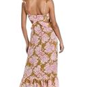 Likely  Katerina Dress Womens Size 10 Pink Floral Cut Out Sleeveless Midi Photo 1