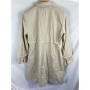 Nine West  Button Up Trench Coat Size Large Photo 5