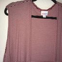 LuLaRoe  Red & White Striped Sweater Joy BNWT XL Photo 1