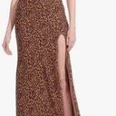 STAUD • NWT Lea Leopard Print Maxi Chiffon Floor Length Evening Party Gown sz 2 Photo 0