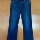 MOTHER Denim The Outsider Crop Jeans in Two Strangers Ride On The Subway Size 26 Photo 0