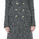 Isabel Marant  Overton Boucle Wool Longline Double Breasted Coat in Gray Sz 10 US Photo 1