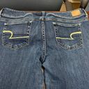 American Eagle Stretch Dark Wash Denim Slim Boot Size 14 Photo 4