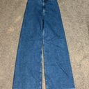 ZARA  Marine (Sailor) Wide Straight High Waisted Jeans Blue 2 Photo 0