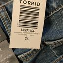 Torrid  Jeans Bombshell Skinny Medium Wash High Rise Stretch Size 24R NEW NWT Photo 3