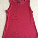 Gap NWT Vintage Y2K Laser Cut Circle Detail Tank Top Pink - Sz Small Photo 2