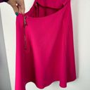 NBD Revolve  X NAVEN Bright Barbie Pink Boned Bodice V Cut Mini Dress Sz Medium Photo 11