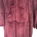 32 Degrees Heat 32 Degree Heat Mauve Wine Hooded Heavy Lounge Cozy Sleepwear Robe Women Sz S/M Photo 4