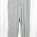 Faherty  Fleece High Rise Sweatpants Lounge Track Pants: Light Heather Grey Photo 0