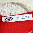 ZARA slip on maxi dress asymmetrical back red small new with tags Photo 5